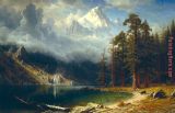 Mount Paintings - Mount Corcoran by Albert Bierstadt